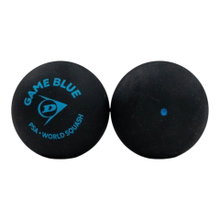 Dunlop Squash Ball Game Blue (blue dot, speed fast) black - 4x3 balls (12 pieces) in a box
